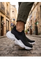 Tugerdi Siyah Bağcıksız Rahat Hafif Yüksek Beyaz Taban Erkek Spor Yarım Bilek Bot TGE230552